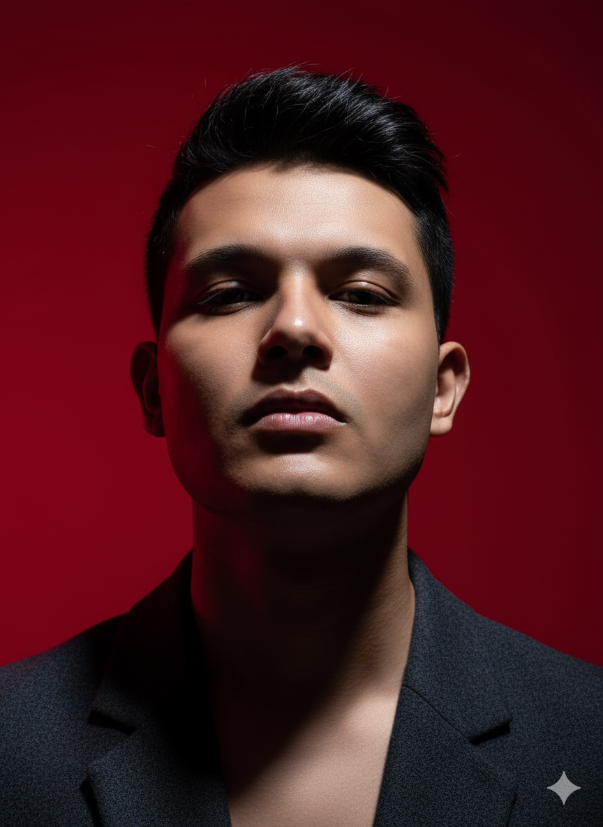 Cinematic Crimson Portrait preview