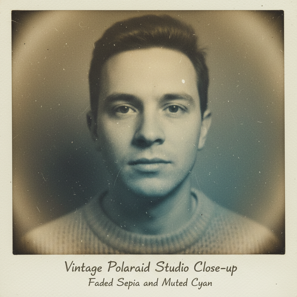 Vintage Polaroid Studio Close-up preview